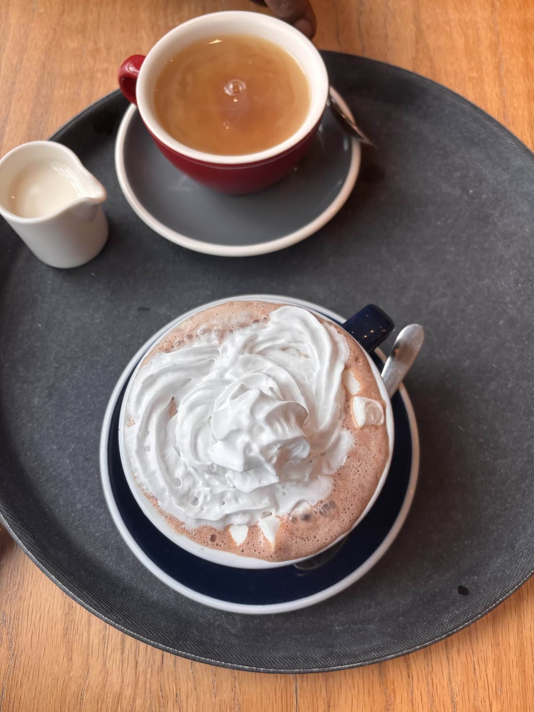 Hot Chocolate With Cream.